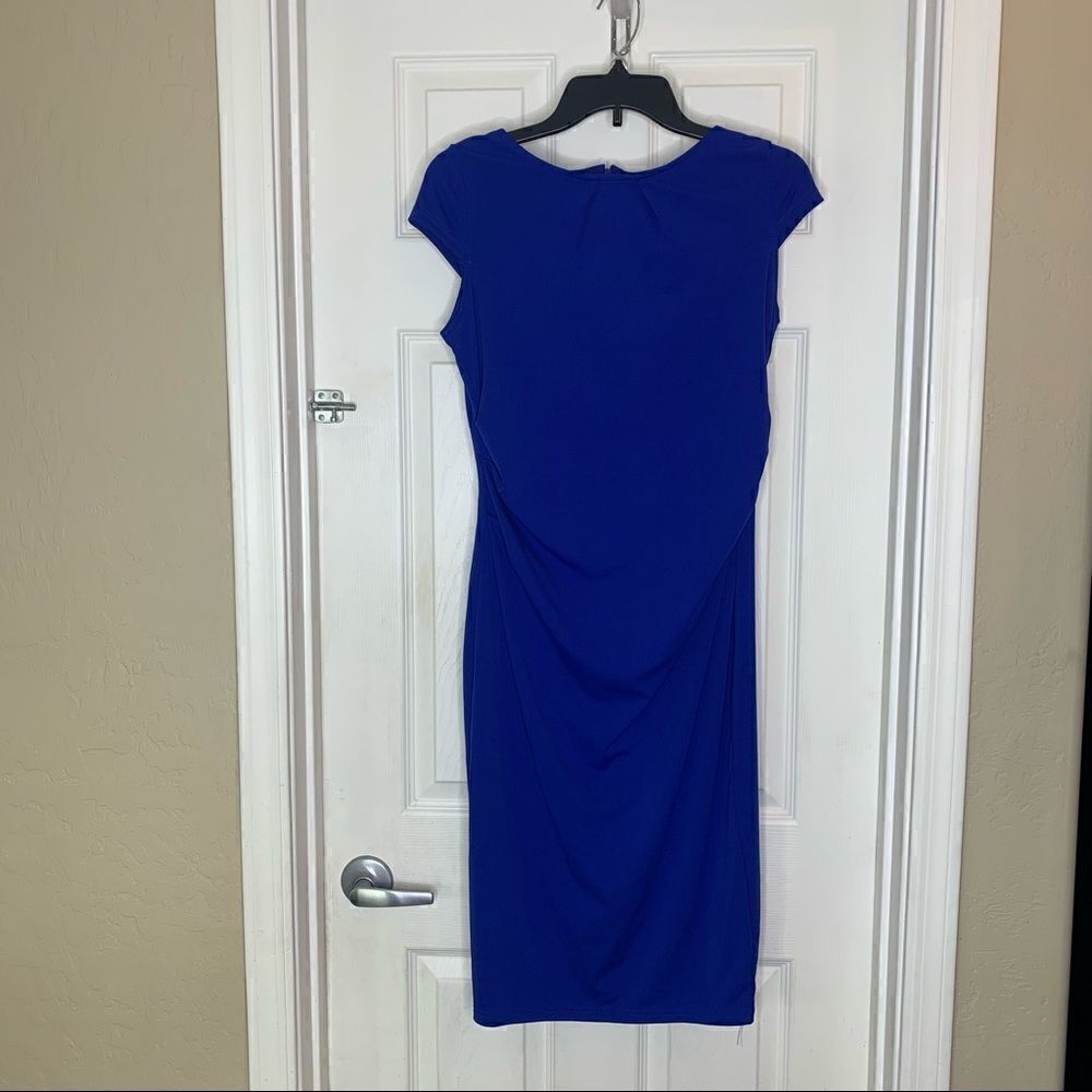 Zanzea Collection Blue Maternity Bodycon Dress Size Large